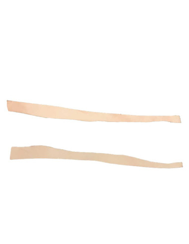 Morceaux de cuir en bandes