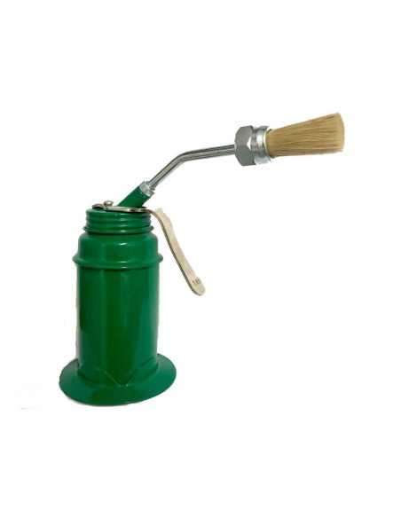Pistola de cola com pincel
