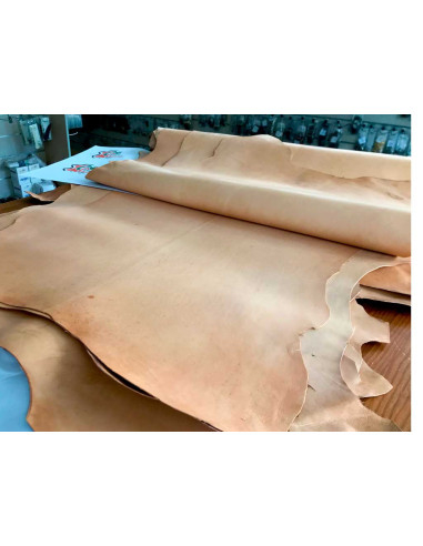 Couro Cabra de cor natural