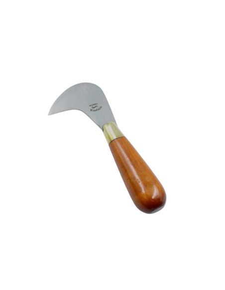 Leather skiving tool. Curved blade.