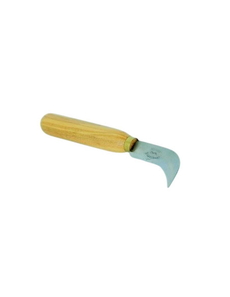 Serpette-Messer mit Holzgriff