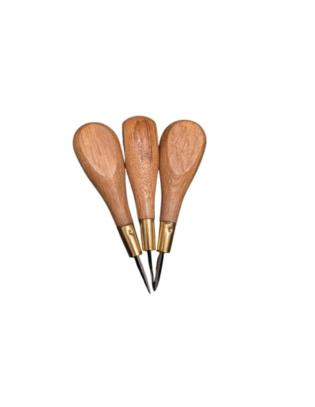 Vergez Blanchard Spear Point Awl com cabo plano
