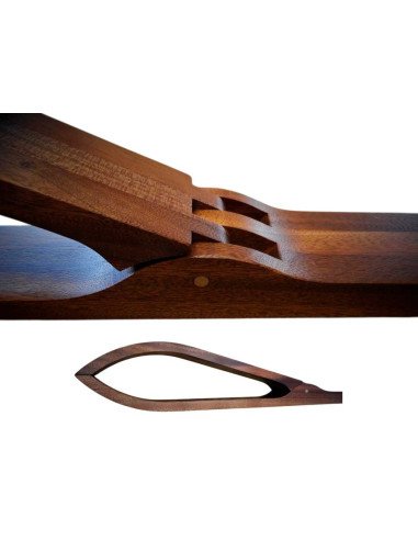 Clipes de costura de madeira 1300x72 mm | Cabeças curtidas