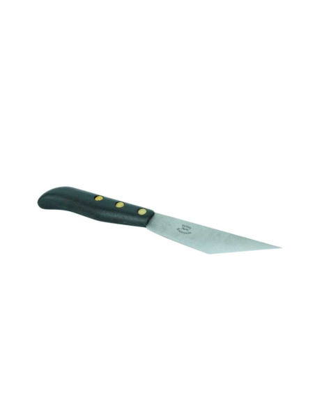 Straight Blade Leather Knife – ABS Handle, 115 mm Blade – Vergez Blanchard