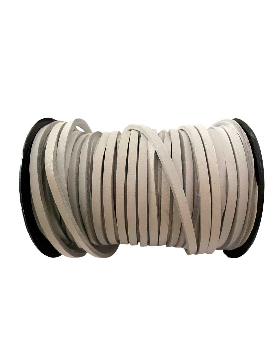 Corda In Vera Pelle Di Mucca Per Gioielli Fai Da Te - 30 Iarde (27,4 Mt), Spessore 2 Mm, Colore Nero, Su Bobina - 2