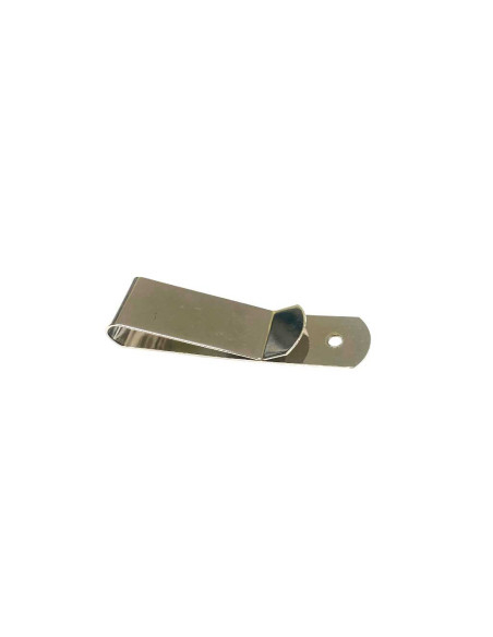 Clipe de Metal Multiuso 7x2 cm – Para Prender Cintos, Coldres e Artigos de Couro