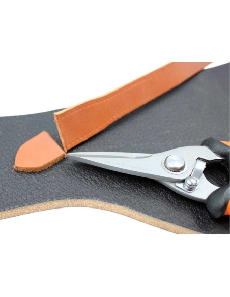 Tesoura profissional para couro 20 cm