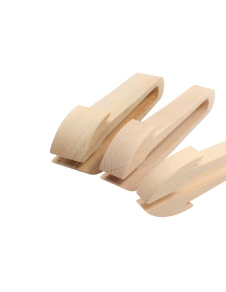 Set of 3 Vergez Blanchard Wooden Loop Clips (15/25/35 mm)