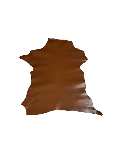 Cuir de chèvre noisette pour l'artisanat et la maroquinerie