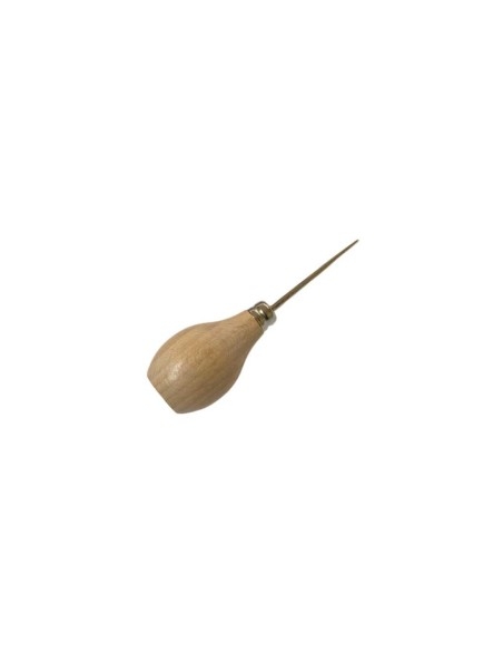 Precision Awl with Wooden Handle