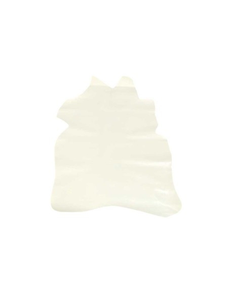 Piel de Cabra Blanca Marfil 0,8 mm – Cuero Fino para Marroquinería (3-4 pies)