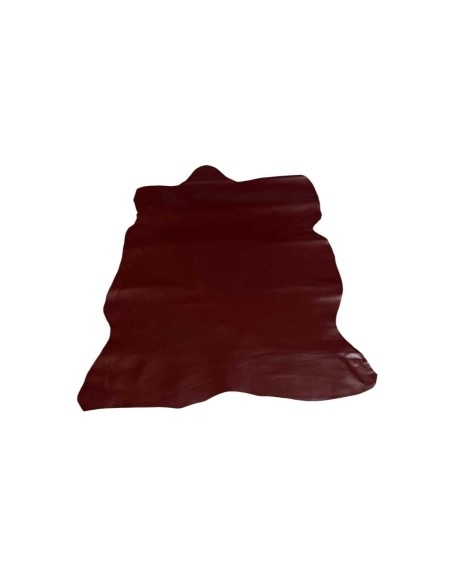 Pelle di capra bordeaux/marrone chiaro 0,8 mm – Pelle pregiata per articoli in pelle (90-120 cm)