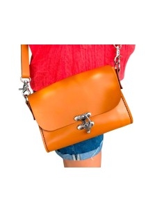 Molde gratuito para uma bolsa de couro. Bolsa transversal - mãos livres - 2