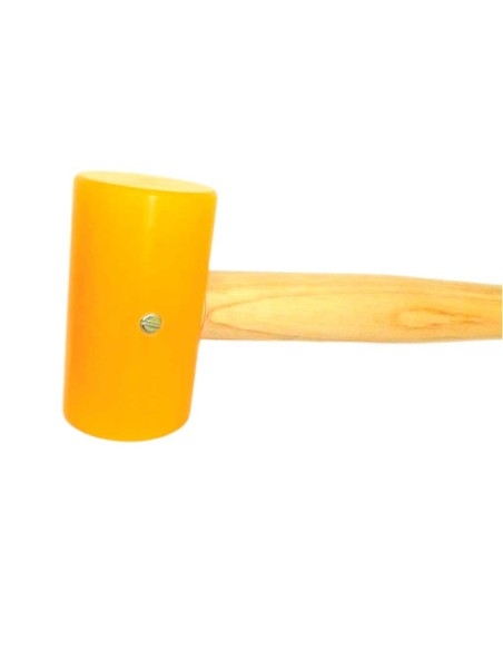 Martello o mazzuolo sintetico. Manico in legno.