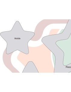 Free Pattern for Making a Star-Shaped Wooden Template for Leather Modeling