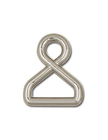 Vernickelter und gedrehter Ring