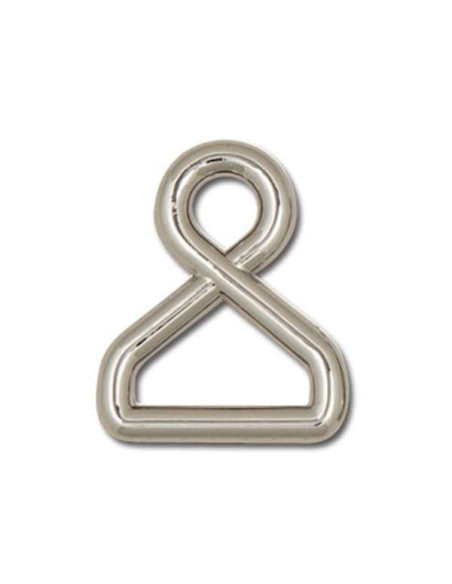 Vernickelter und gedrehter Ring