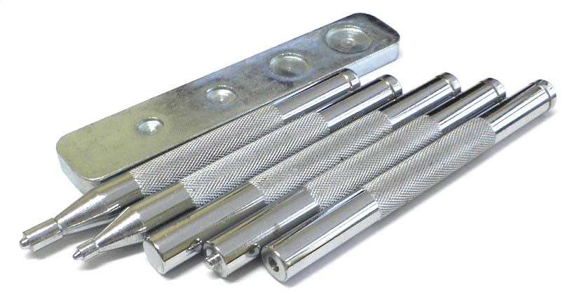 Cabilock Kit Riparazione Ventagli Manuali - 10 Set Rivetti In Metallo Con Albero Pieno - Per Ventole Pieghevoli