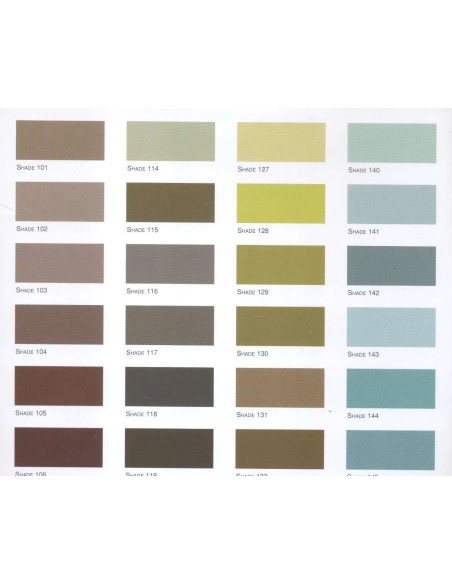 Fenice-Tinten, Katalog, Matt, Deckend und Dicht
