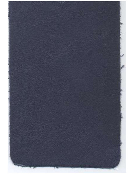 Cuir pour la confection de sacs, portefeuilles, sacs à dos. Couleur bleue