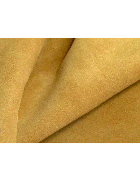 Plush suede leather