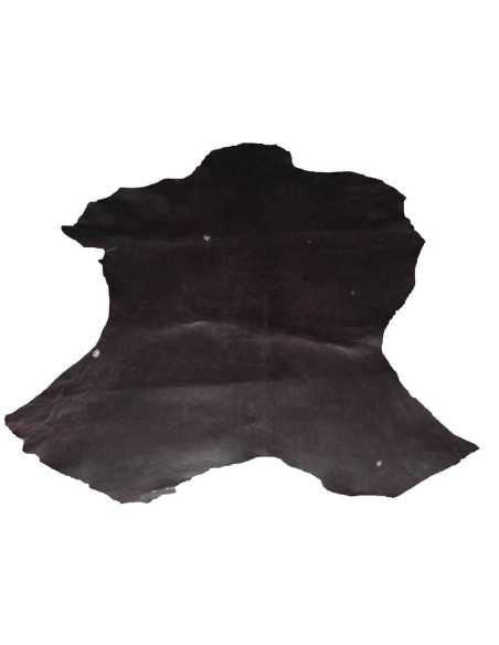 OILED DEERSKIN W/CHOCOLATE BROWN