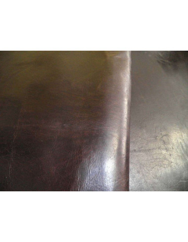 OILED DEERSKIN W/CHOCOLATE BROWN