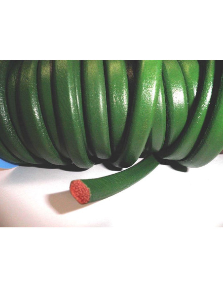 GREEN LEATHER CORD