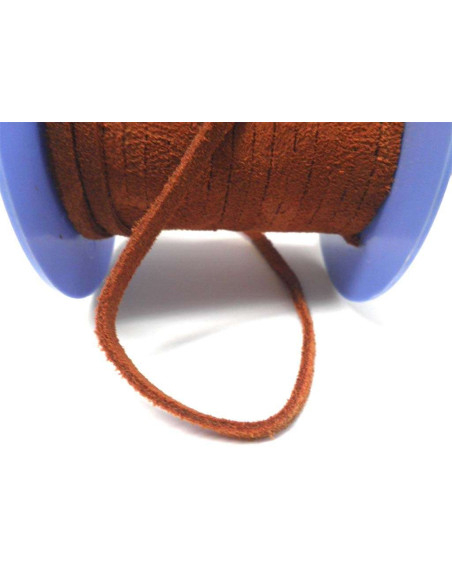 TIRA DE CAMURÇA 4MM COM CAMELO
