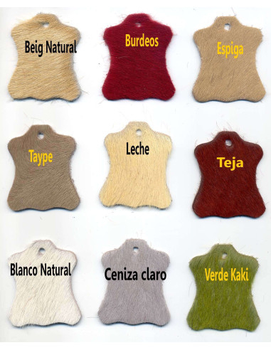 CUERO DE VACUNO CON PELO