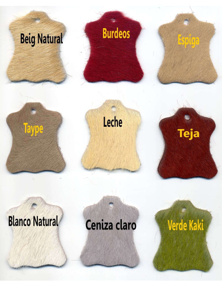 COURO DE VACA COM PÊLO