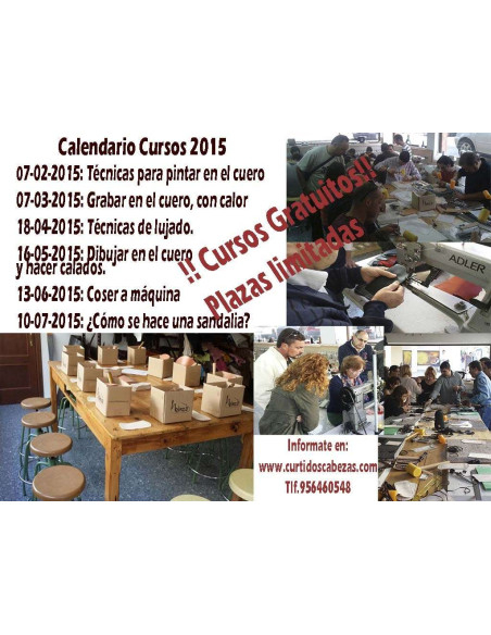 COURS DE TRAVAIL DU CUIR