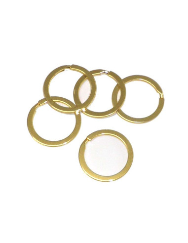 RING OR RING FOR KEY RINGS. GOLDEN