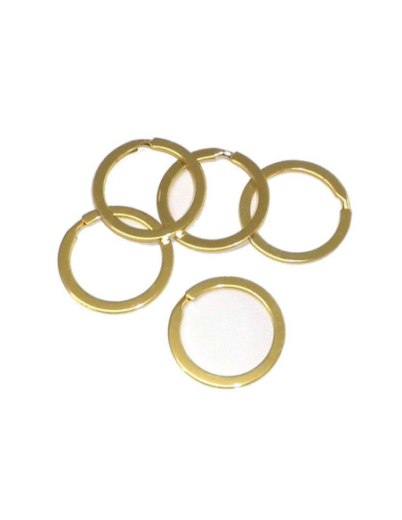 RING OR RING FOR KEY RINGS. GOLDEN