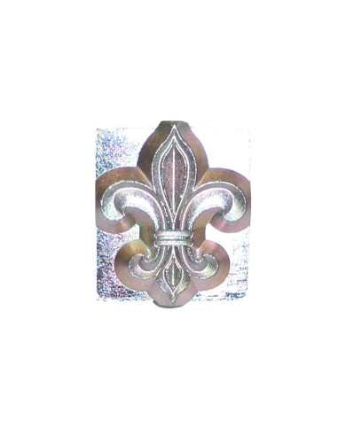 TIMBRE 3D. FLEUR DE LIS
