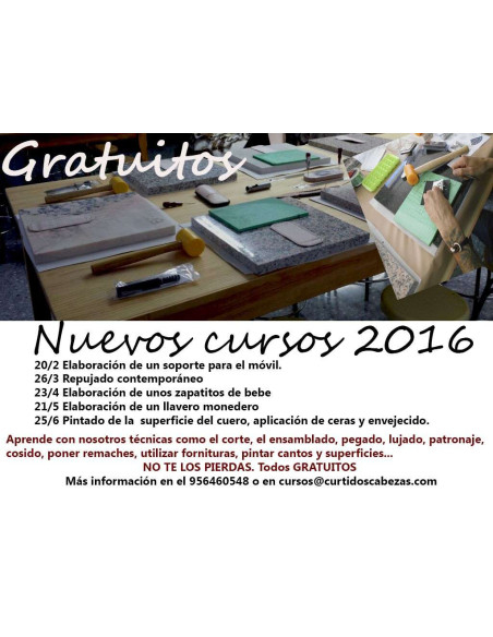 CURSOS TÉCNICAS PARA TRABALHAR COURO