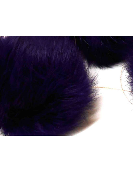 POMPONS EN FOURRURE DE LAPIN