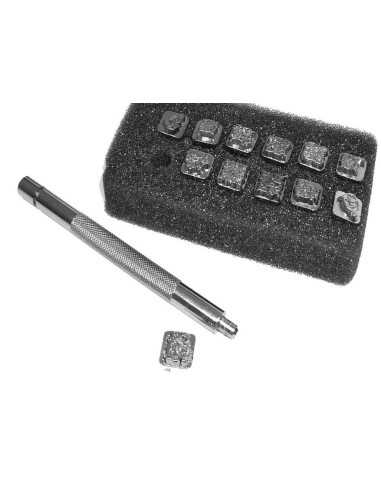 SET DE TIMBRE AVEC MOTIFS FLORAUX