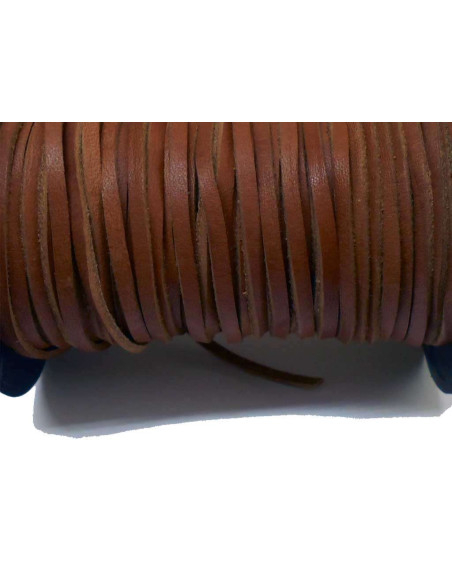 BANDE PLATE. COULEUR NOISETTE