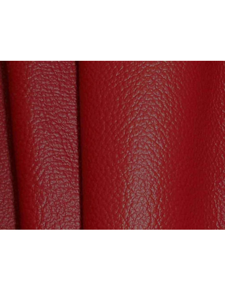 Revêtement en cuir rouge