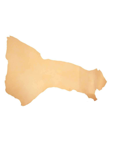 JUPE EN CUIR DE VACHE NATUREL 1