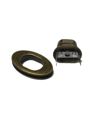 CERRADURA O CIERRE PARA BOLSOS COLOR BRONCE