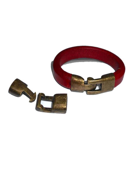 FECHO DE PULSEIRA OU FECHO PARA PULSEIRAS DE COR BRONZE