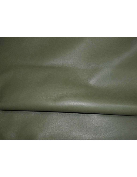 GREEN FLOWER PIG SKIN