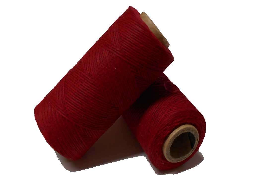 Filo cerato grigio per cucire la pelle – bobina da 50 m, spessore 1 mm