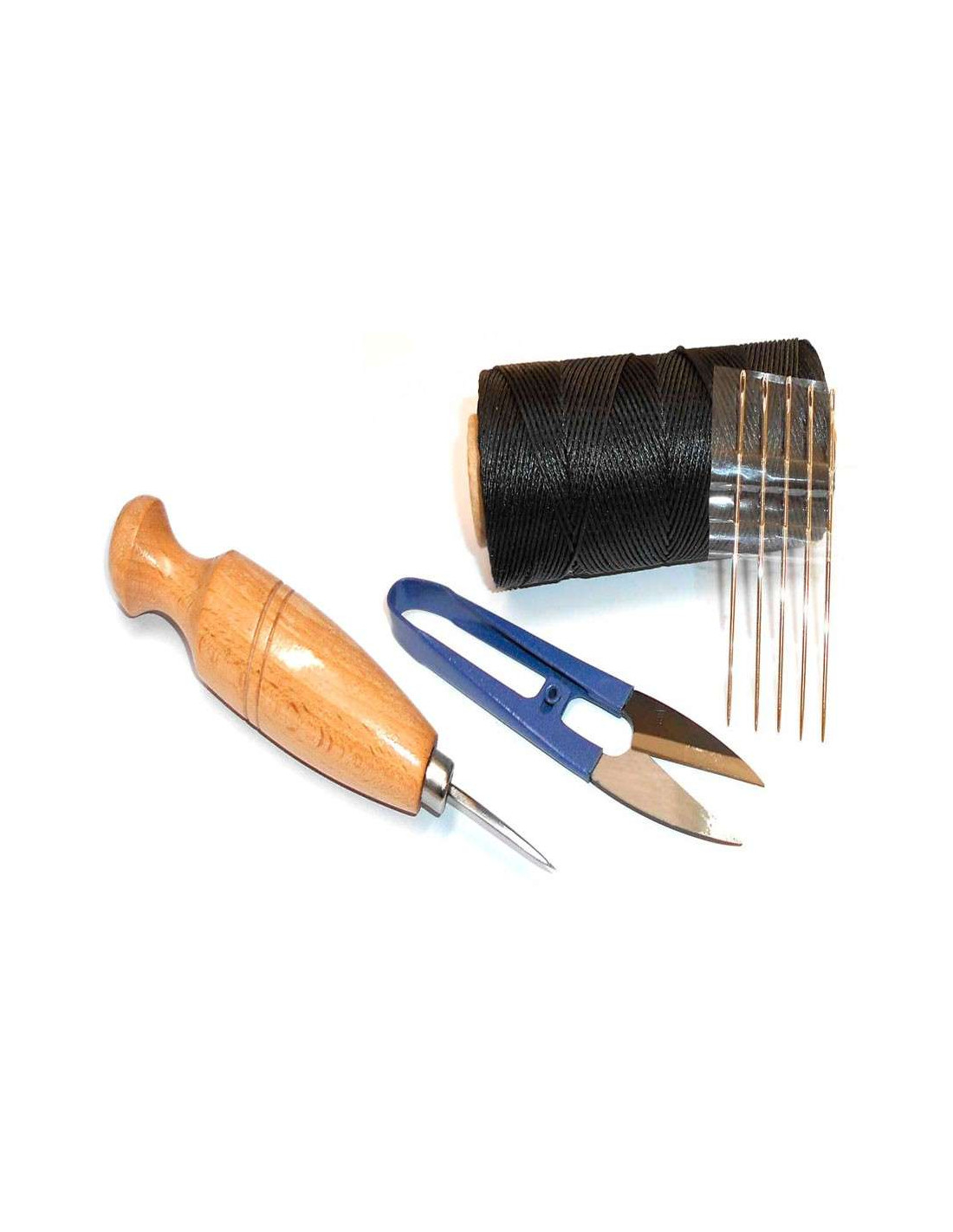 Kit De Couture En Cuir - Alêne Et Fils Pour Travaux Manuels, Réparation Durable