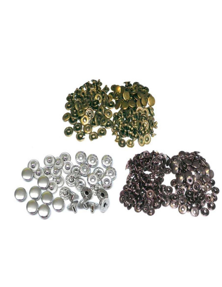 BROCHES DE 8MM. COR PRATA. PRATA ANTIGA. BRONZE