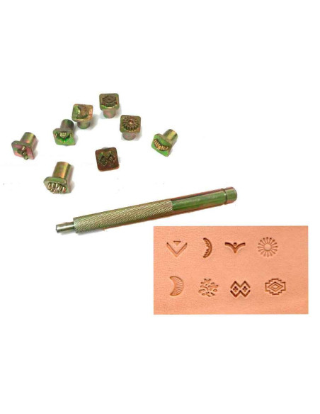 MATRIZEN ODER STEMPEL ZUM GRAVIEREN AUF LEDER