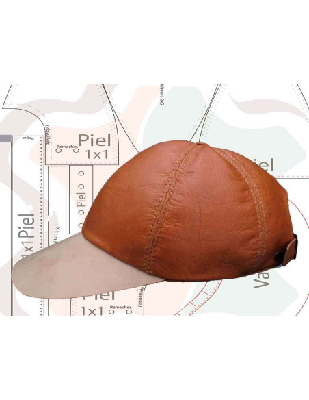 Patrons pour réaliser une casquette en cuir