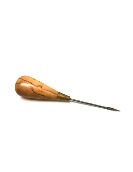 Lezna con aguja para coser cuero